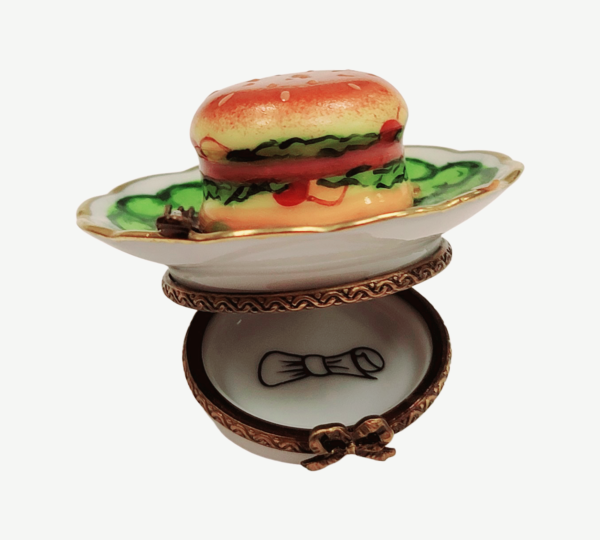 Hamburger Fries on Plate For Discount - Image 5