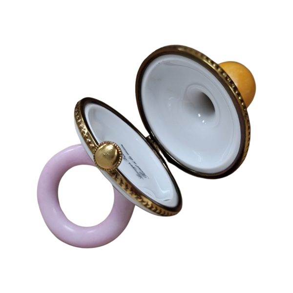 Pink Pacifier w Rabbits for Baby For Discount - Image 2