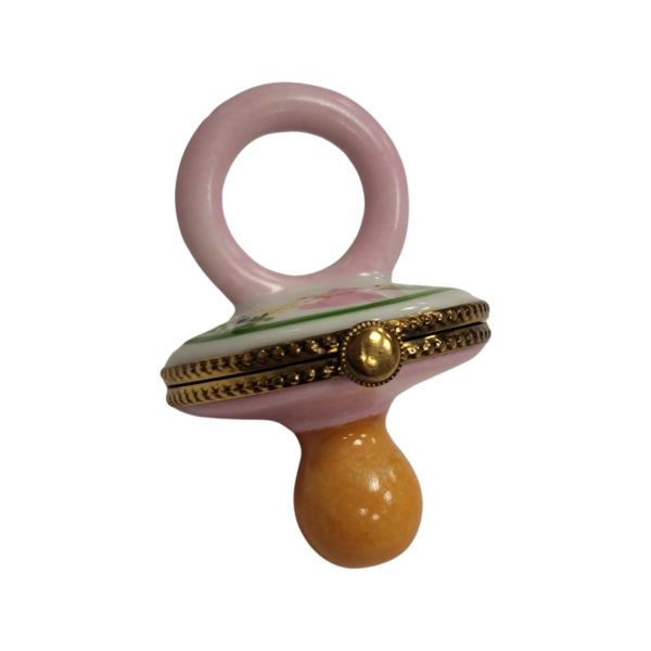 Pink Pacifier w Rabbits for Baby For Discount - Image 5