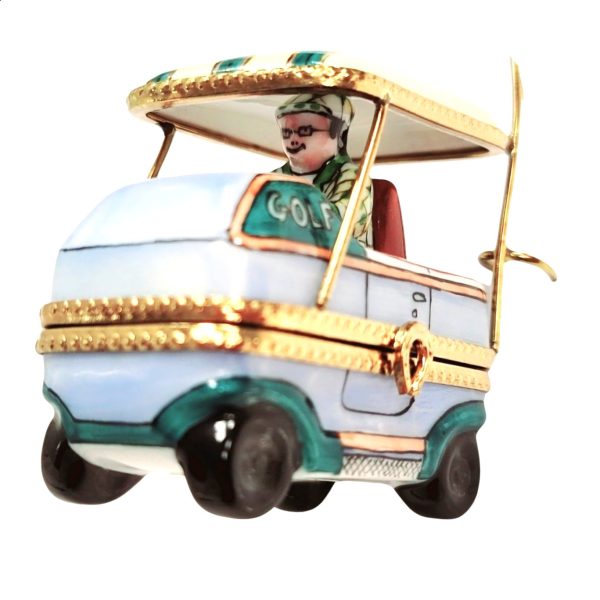 Man in Golf Cart Sports For Discount