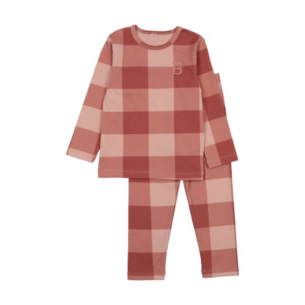 Berry grid pajamas by Bonjoy Discount