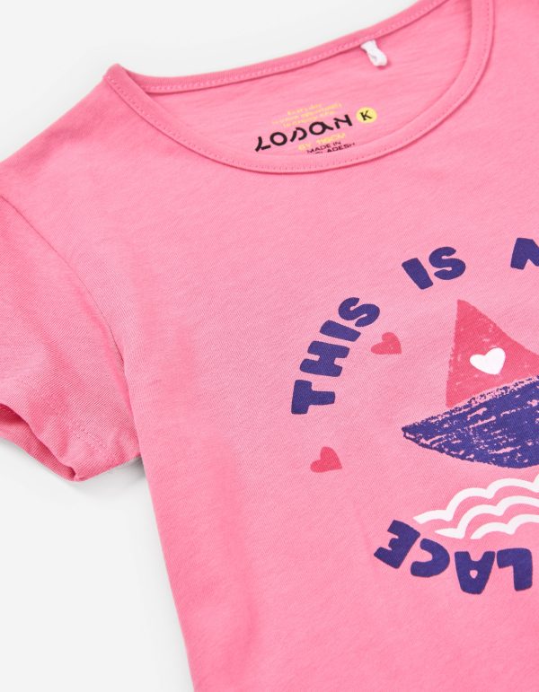 Happy place tee by Losan Online - Image 3
