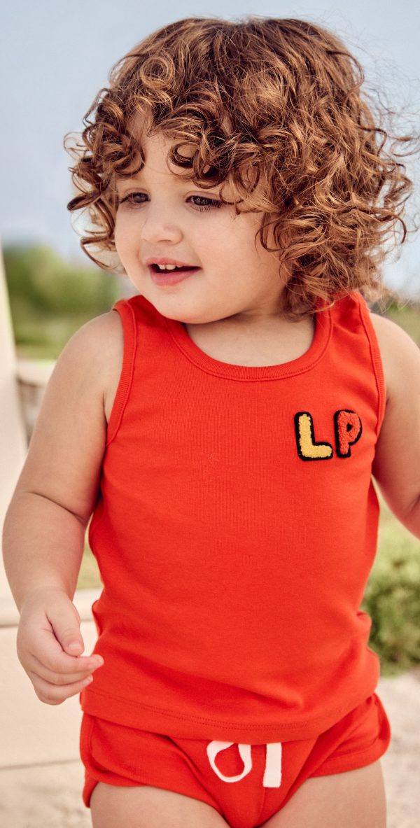 Orange LP tank set by Little Parni Online - Image 2