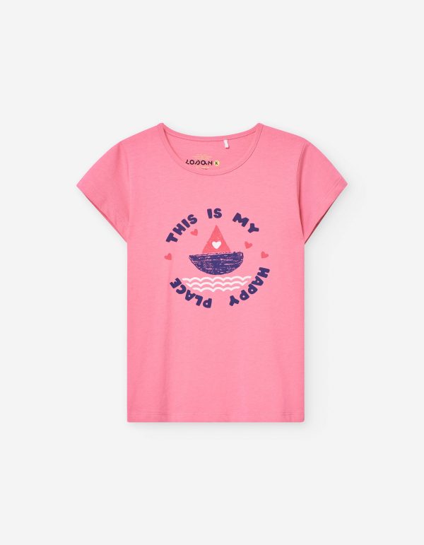 Happy place tee by Losan Online