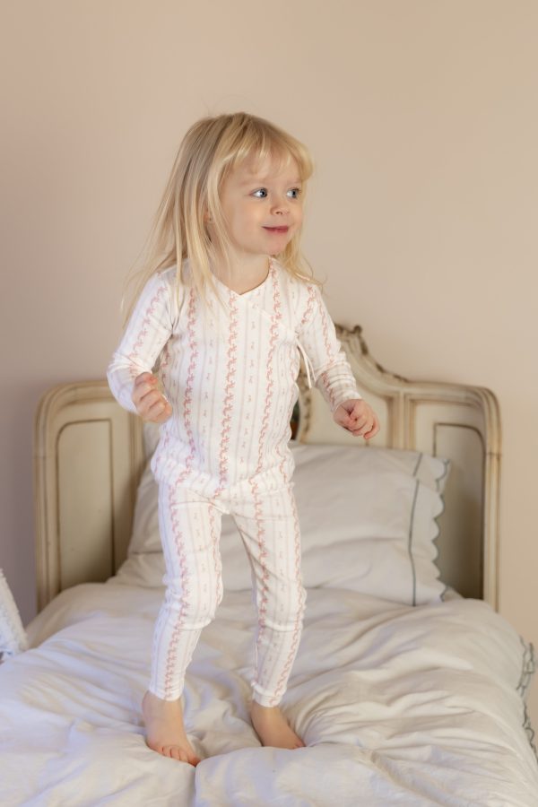 Linear nostalgia pink loungewear by Bee & Dee Discount - Image 2