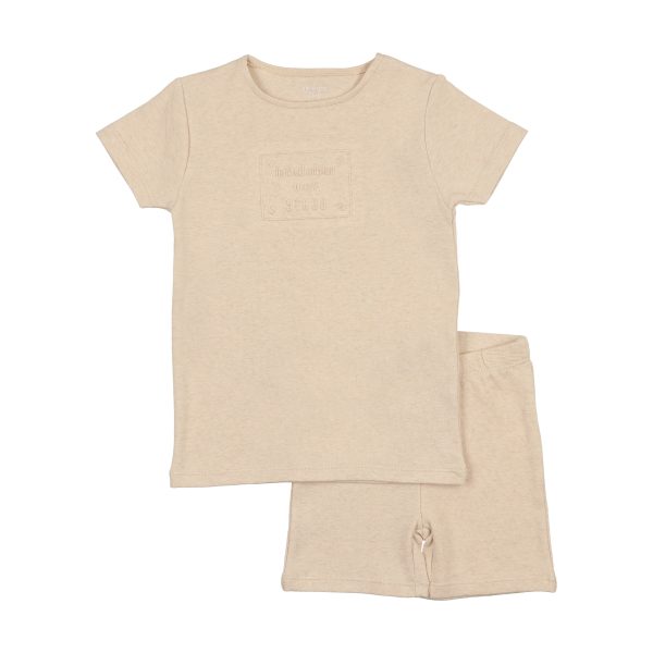 Plaque butterscotch 2-piece set by Bee & Dee Cheap
