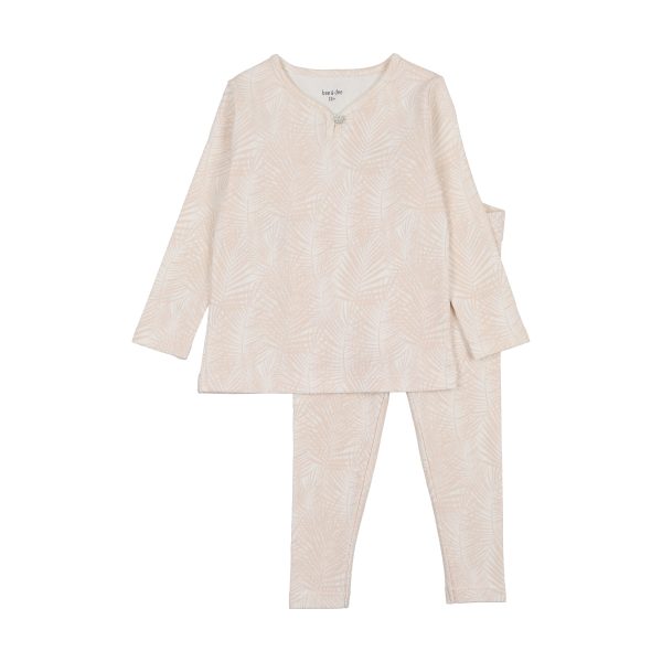 Tropical print pink loungewear by Bee & Dee on Sale