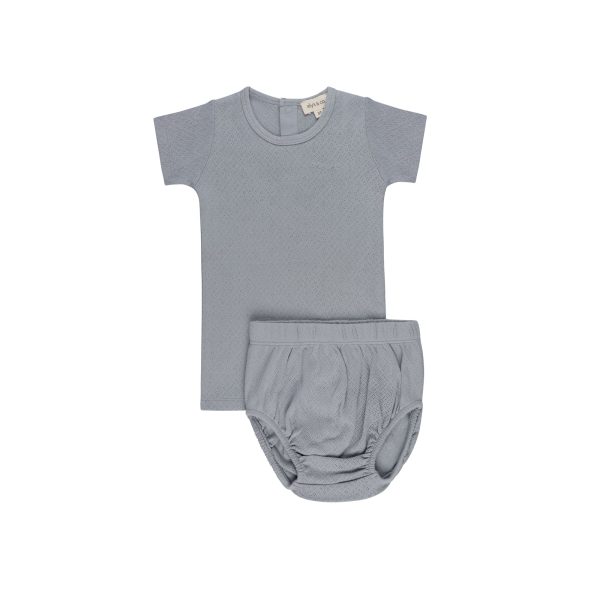 Amore blue silver pointelle set by Ely s & Co Supply