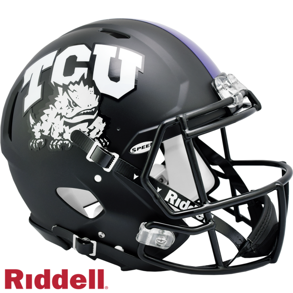 Texas Christian Horned Frogs Helmet Riddell Authentic Full Size Speed Style Discount